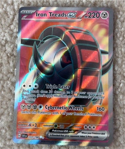 2023 Pokémon Scarlet & Violet #233 Iron Treads ex — front