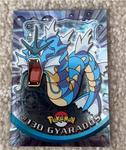 2000 Topps Pokemon #130 Gyarados — front