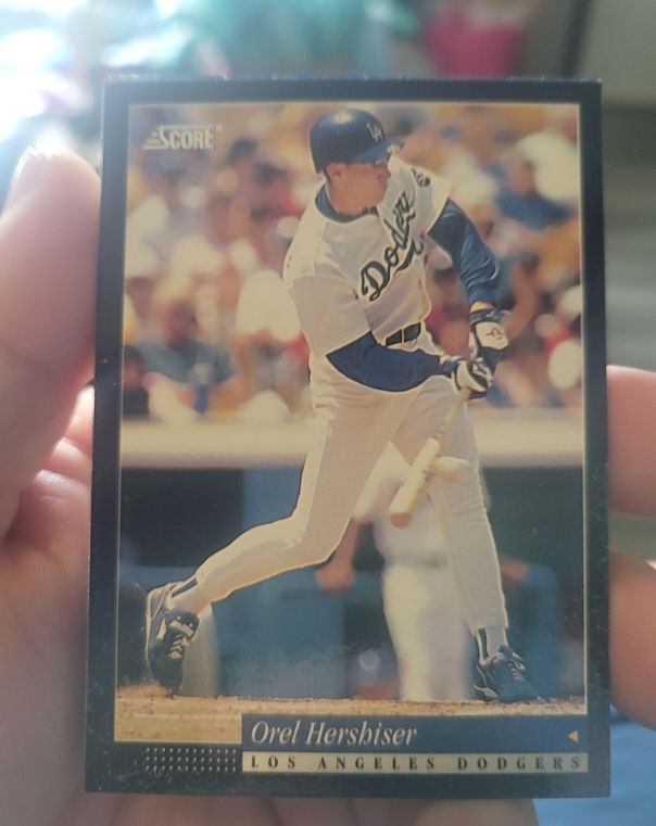 1994 Score #102 Orel Hershiser — front