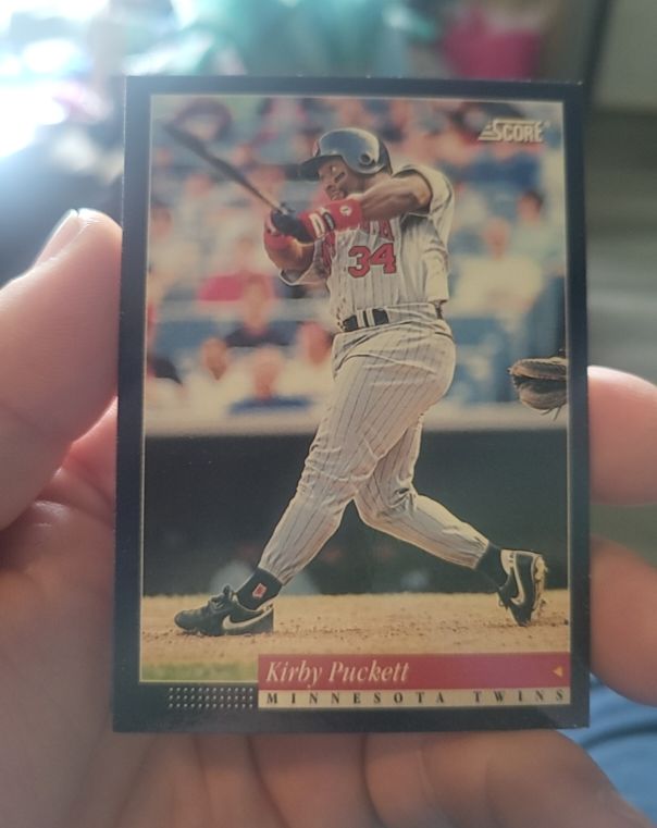 1994 Score #21 Kirby Puckett — front