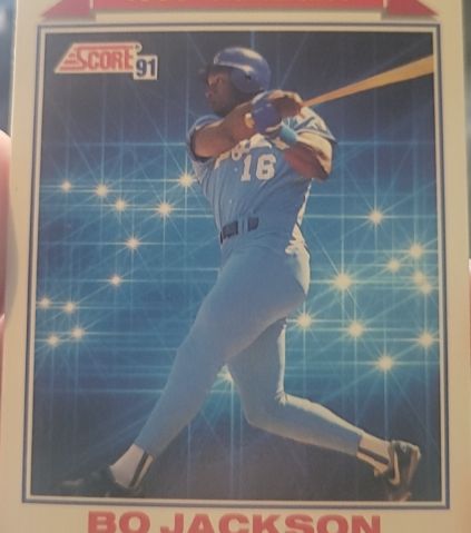 1991 Score #420 Bo Jackson — front