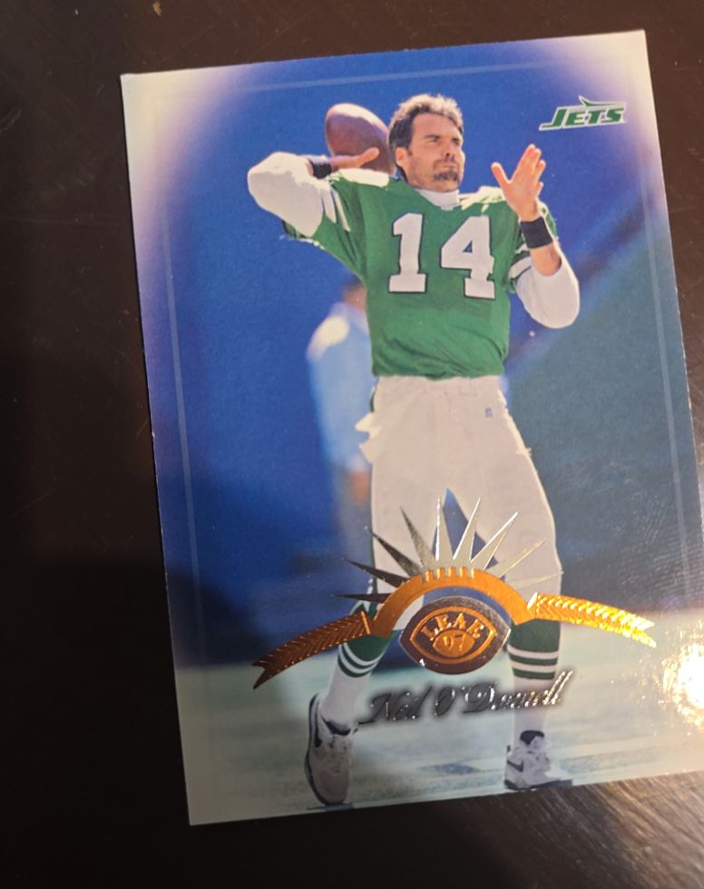 1997 Leaf #14 Neil O'Donnell — front