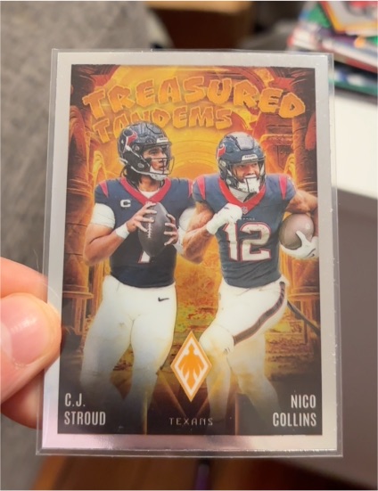 2024 Panini Phoenix #TT-HOU C.J. Stroud / Nico Collins Treasured Tandems — front
