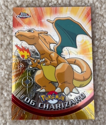 2000 Topps Chrome #6 Charizard — front