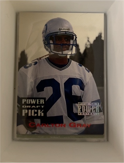 1993 Pro Set Power #PDP26 Carlton Gray — front