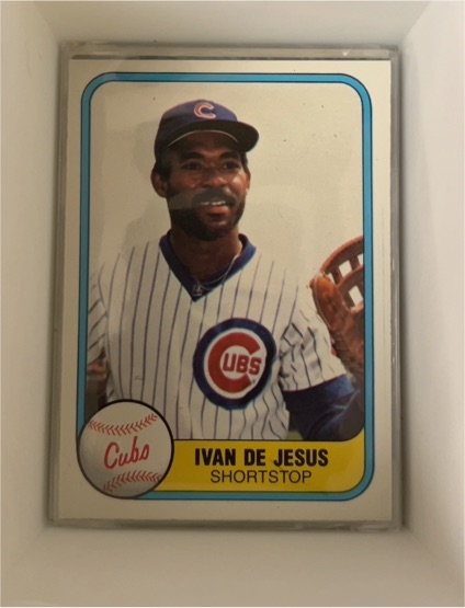 1981 Fleer #297 Ivan DeJesus — front