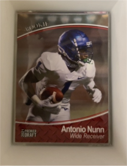 2021 Sage Hit Premier Draft #114 Antonio Nunn — front