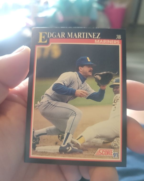 1991 Score #264 Edgar Martinez — front