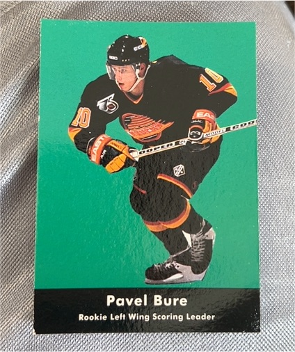 1991-92 Parkhurst #446 Pavel Bure Rookie Left Wing Scoring Leader — front