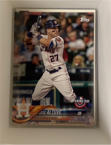 2018 Topps Opening Day #50 Jose Altuve — front