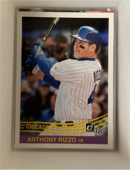 2018 Donruss #225 Anthony Rizzo — front