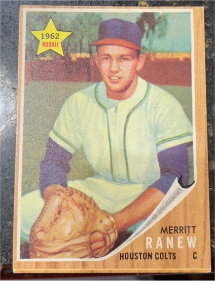 1962 Topps #156 Merritt Ranew — front