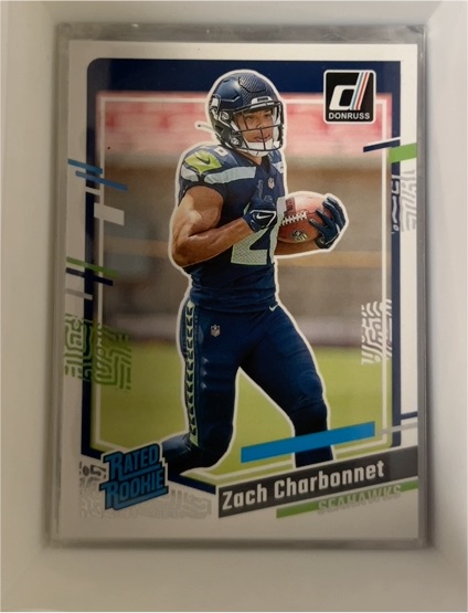 2023 Donruss #392 Zach Charbonnet — front