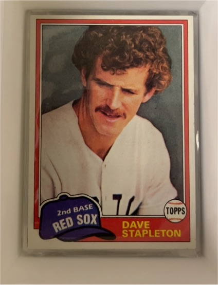 1981 Topps #81 Dave Stapleton — front