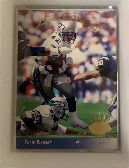 1993 Upper Deck SP #251 Chris Warren — front