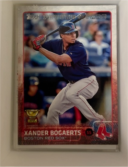 2015 Topps #327 Xander Bogaerts Boston Red Sox Future Stars — front