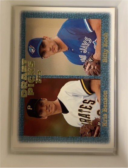 1997 Topps #481 Kris Benson / Billy Koch — front