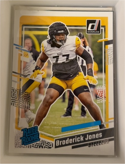 2023 Donruss #385 Broderick Jones — front