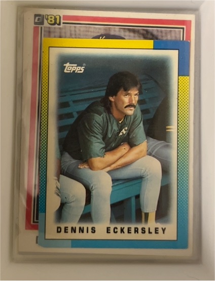 1990 Topps Mini Leaders #27 Dennis Eckersley — front