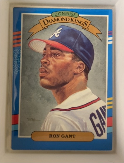 1991 Donruss Diamond Kings #10 Ron Gant — front