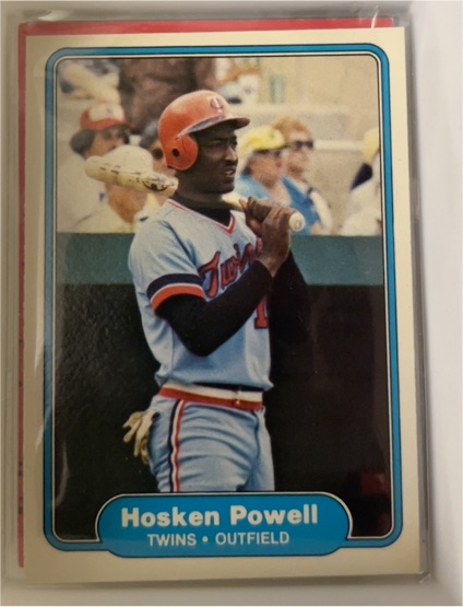 1982 Fleer #558 Hosken Powell — front