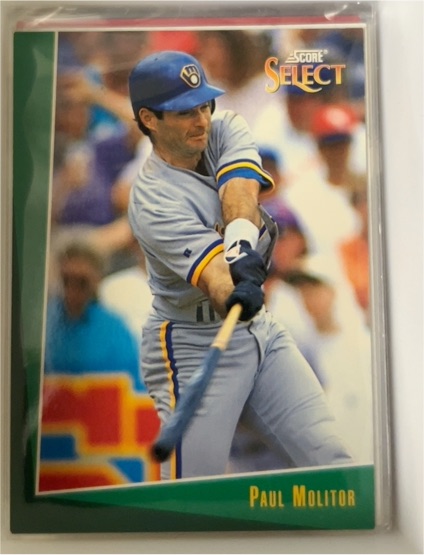 1993 Score Select #42 Paul Molitor — front