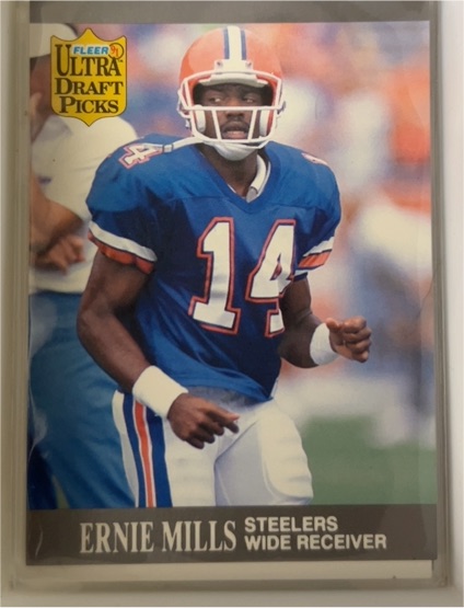 1991 Fleer Ultra #290 Ernie Mills — front