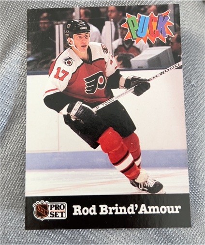 1991-92 Pro Set PUCK #20 Rod Brind'Amour — front