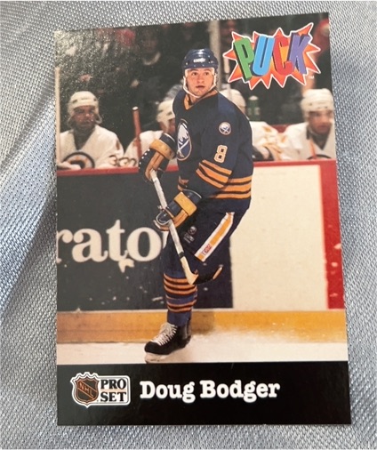 1991-92 Pro Set Puck Candy #3 Doug Bodger — front