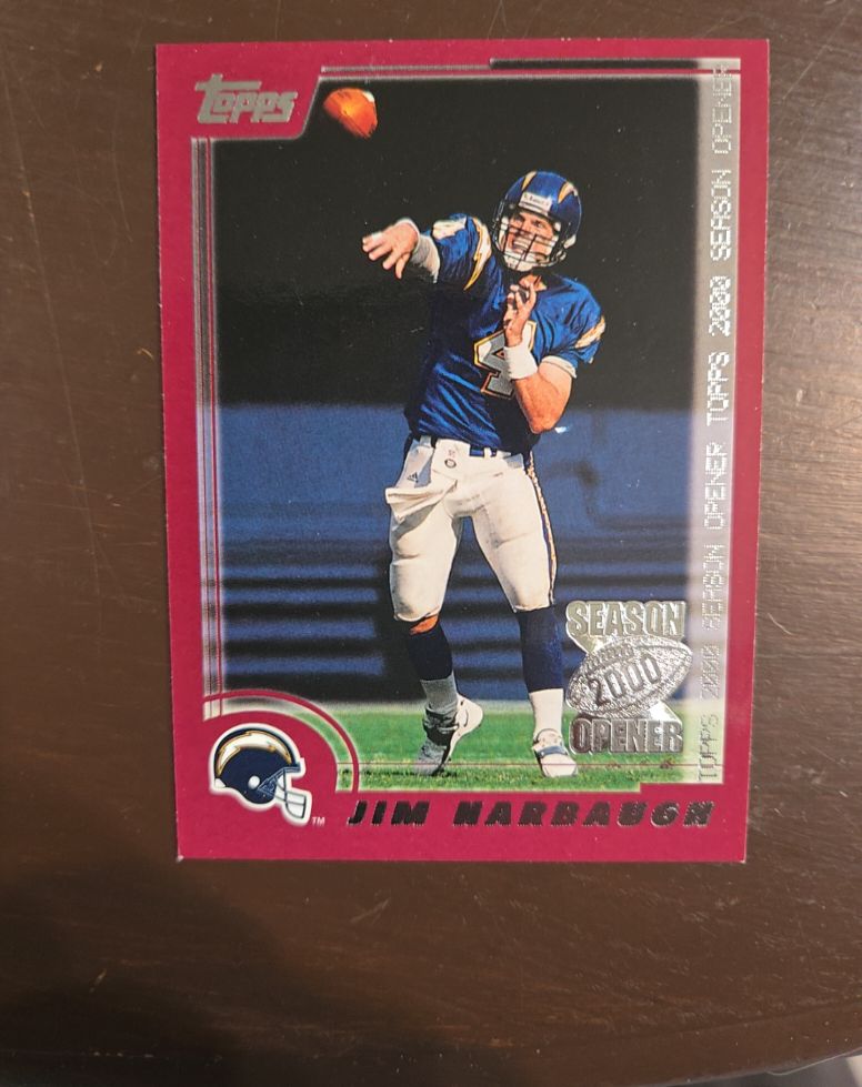 2000 Topps Season Opener #50 Jim Harbaugh — front