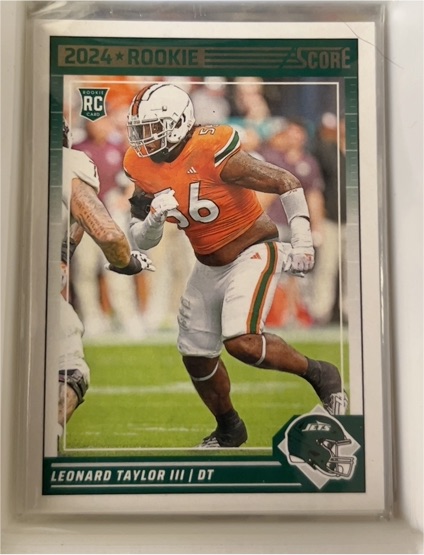 2024 Score #396 Leonard Taylor III — front