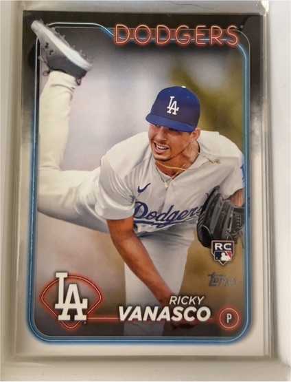 2024 Topps Update Series #US38 Ricky Vanasco — front