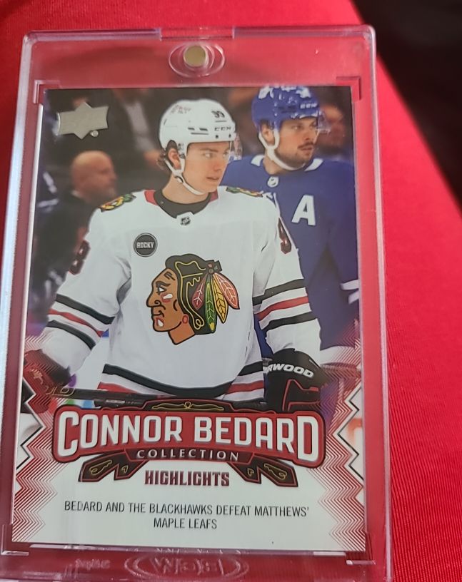 2023-24 Upper Deck Connor Bedard Collection Highlights #13 — front