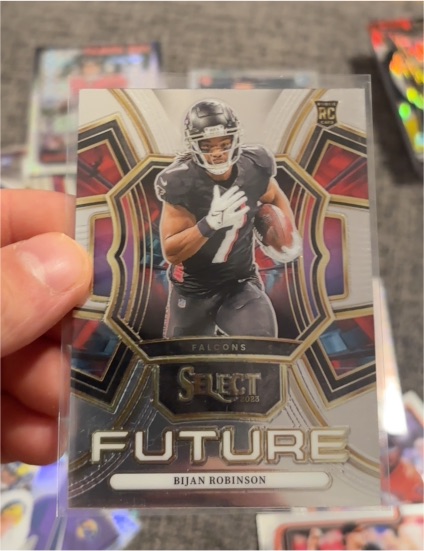 2023 Panini Select #FUT-BRO Bijan Robinson — front
