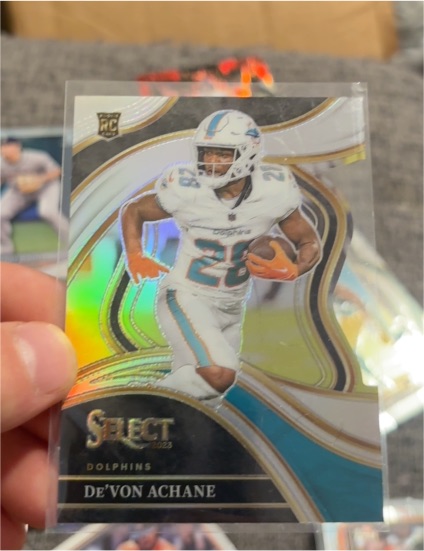 2023 Panini Select Club Level #274 De'Von Achane — front