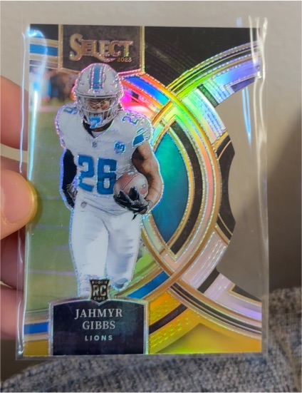 2023 Panini Select Premier Level #198 Jahmyr Gibbs — front