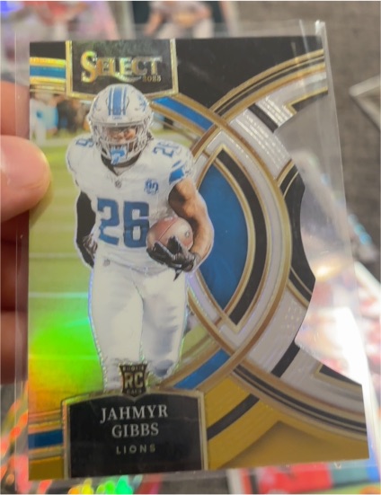 2023 Panini Select Premier Level #198 Jahmyr Gibbs — front