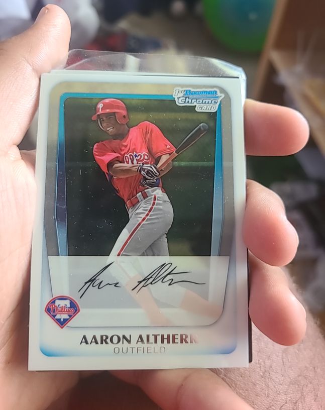 2011 Bowman Chrome Prospects #BCP112 Aaron Altherr — front