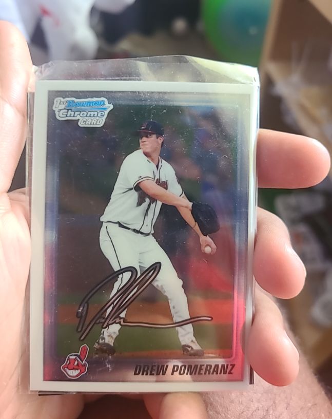 2010 Bowman Chrome Drew Pomeranz — front