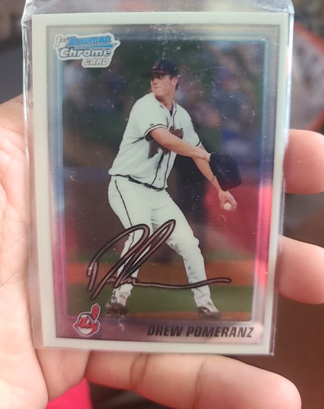 2010 Bowman Chrome #Drew Pomeranz — front