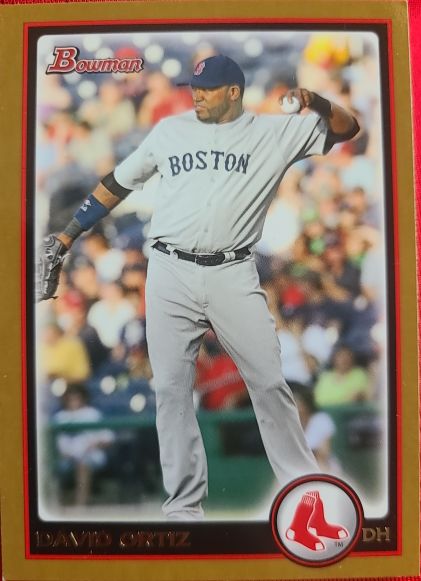 2010 Bowman Gold #73 David Ortiz — front