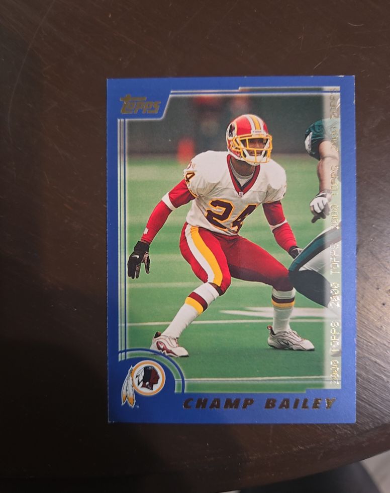 2000 Topps #54 Champ Bailey — front