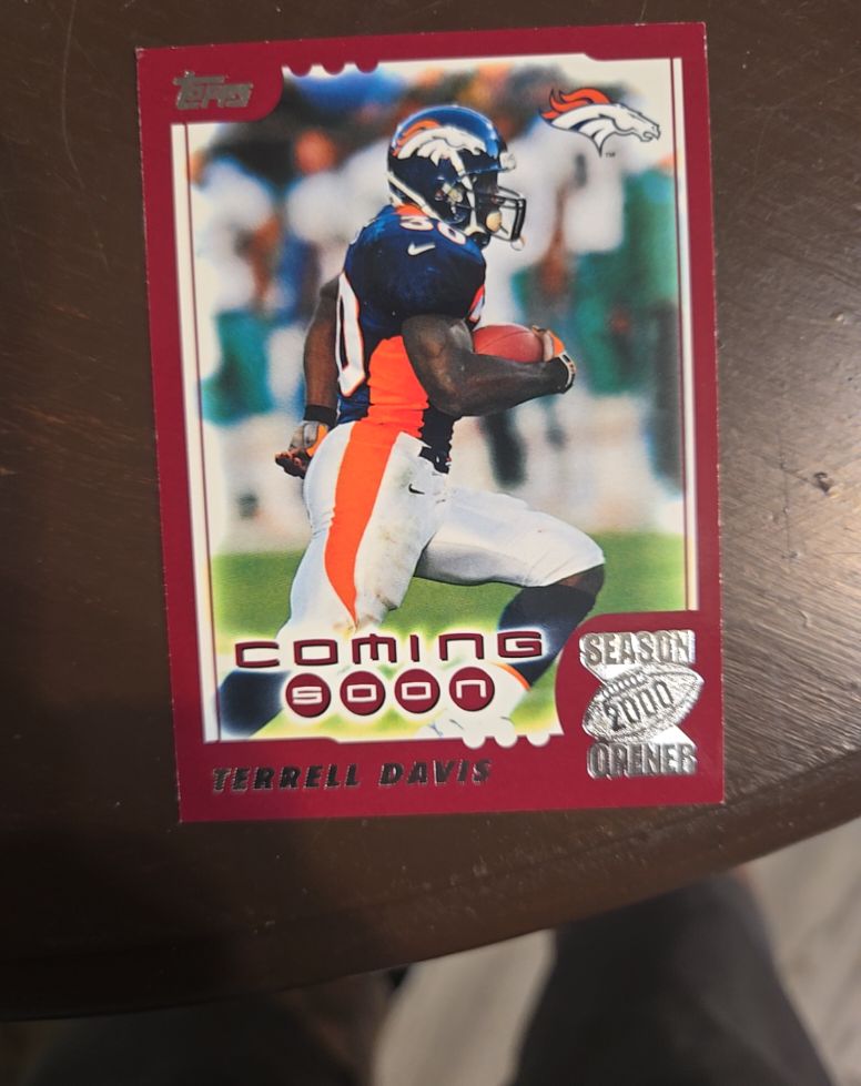 2000 Topps Season Opener #182 Terrell Davis — front