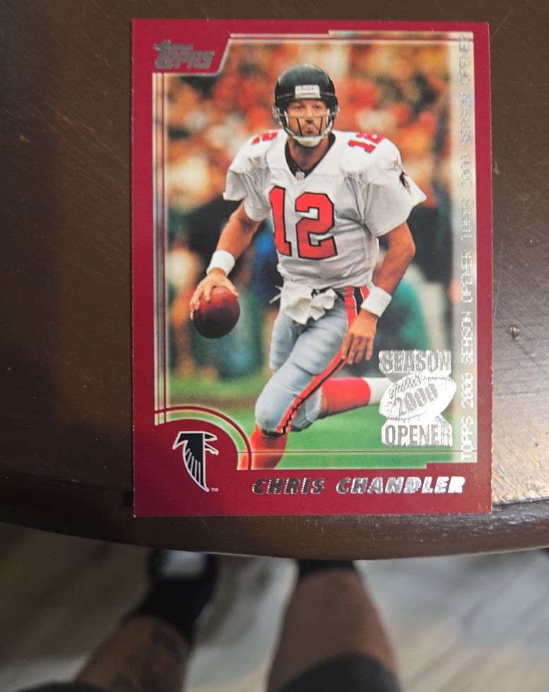 2000 Topps Season Opener Chris Chandler — front