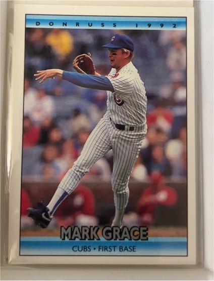 1992 Donruss #281 Mark Grace — front