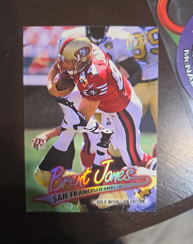 1997 Fleer Ultra #4 Brent Jones — front