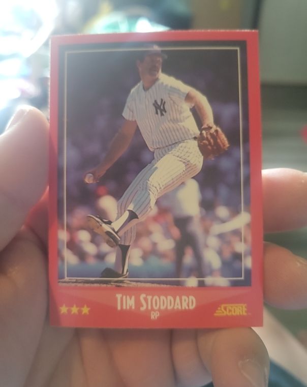 1988 Score #258 Tim Stoddard — front