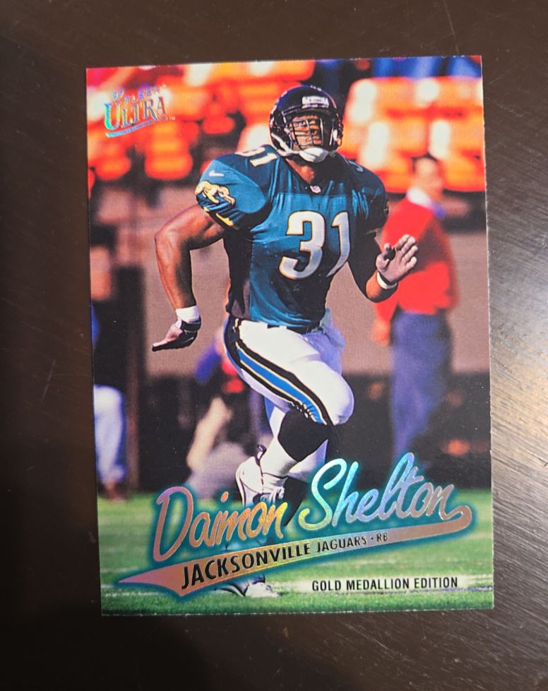 1997 Fleer Ultra #G227 Daimon Shelton Gold Medallion Edition — front