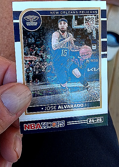 2024-25 Panini NBA Hoops #24-25 Jose Alvarado — front