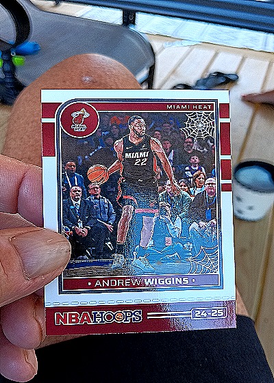 2024-25 Panini NBA Hoops #124 Andrew Wiggins — front
